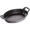 Staub Square Grill Pan 24x36 cm Induction Black