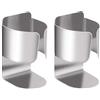 YURINJEE Portaspazzolino Elettrico, Supporto per Organizer Portaoggetti Autoadesivo in Acciaio Inox 304 Montato a Parete per Spazzolino Elettrico, Dentifricio, Detergente Viso (Argento 2 Pezzi)