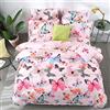 Homewish Set di biancheria da letto con farfalle e farfalle, per ragazze, ragazzi e bambini, in stile retrò e retrò, biancheria da letto da donna, morbido copripiumino double-face, 155x220 cm