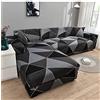 uyeoco Copridivano Elasticizzato Fodera per Divano con Penisola Destra/Sinistra per 1/2/3/4 Posti Copertura Divano, Sofa Mobili Protettore Copertura (Color : F, Size : 1 posti (90-140cm))