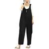 SoLu DAY8 Pantaloni Donna Invernali Eleganti Salopette Lunghe Senza Maniche Pantaloni da Donna Pantaloni Salopette Larghe Salopette Pantaloni Casual Casual Fitness Jogging Palestra Sport