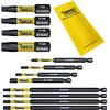 SabreCut 12 x SabreCut SCRK12TX 32mm 89mm 152mm T20 TX20 T25 TX25 T30 TX30 T40 TX40 Set di punte per cacciavite a impatto magnetico Torx Heavy Duty compatibile con Dewalt Milwaukee Bosch Makita e altro