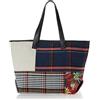 Desigual, Bag_CUCOS Patch 5000 Navy Donna, Blu, taglia unica