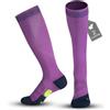 MAGISDU Lana Merino Calze Compressione Graduata Donna Uomo 2 Paia Antitrombo Gambaletti 20-43 mmHg Elastiche Running Calza