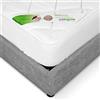 EVERGREENWEB MATERASSI & BEDS EVERGREENWEB - Topper Letto Morbido per Materasso Matrimoniale 170x200 cm, Coprimaterasso Memory Trapuntanto 3 cm. Correttore Materasso Rivestimento Ipoallergenico pratica Balza, Topper Ever Memory