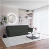 Italian Bed Linen COPRIDIVANO BIELASTICO PIU BELLO Grigio Scuro 4 Posti