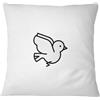 Bona Basics, Copricuscino decorativo, federa per cuscino, decorazione per la casa, divano, caffetteria, dimensioni: 45 x 45 cm, colore: bianco