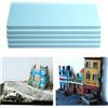 Blocchi di schiuma blu 295x100x30mm per creazioni, modellismo e composizioni