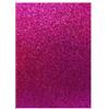ARK The Ark Craft - Confezione da 5 cartoncini glitterati, formato A4, 250 g/mq, colore: rosa metallizzato/rosa acceso