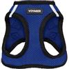 Best Pet Supplies Voyager Step-in Air - Pettorina per cani di taglia piccola e media, adatta a tutte le condizioni atmosferiche, pettorina (blu reale/bordo nero), M
