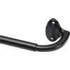 Amazon Basics Bastone per tenda estensibile per interni, con asta curva, da 71 a 122 cm, nero