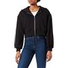 Urban Classics Giacca da Donna Corta Oversize con Zip Maglia di Tuta, Nero, S