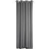 Eurofirany Design91 Eurofirany Adore Tenda Semitrasparente con Occhielli - 1 unità, Moderna Tenda per Finestra, per Camera da Letto, Soggiorno, Cucina, 140 g m², 140x250 cm, Grafite