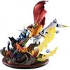 MegaHouse DIGIMON ADVENTURE Omegamon vs Diabolomon Figure Statue MegaHouse in Brown Box