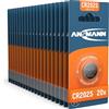 Ansmann 5020142 - 590 - 1 20 X batteria a bottone CR2025/3 V con lunga durata Argento