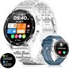 FOXBOX Orologio Smartwatch Uomo Chiamate e Whatsapp, Orologio Fitness Uomo Cardiofrequenzimetro, SpO2, Pressione Sanguigna, Sonno, IP68 Impermeabile Smart Watch 100+ modalità Sport per Android iOS