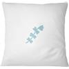 Bona Basics Federa Decorativa, Poliestere, Bianco, 45 x 45 cm