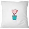 Bona Basics Federa Decorativa, Poliestere, Bianco, 60 x 60 cm