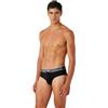 Emporio Armani Men's Brief Soft Modal Slip Boxer, Black, S Uomini