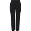 VERO MODA Pantaloni in Lino Casual da Donna Pants Femminili con Taglio Comodo Cotone Linen Trousers, Colore:Nero, Taglia:XS