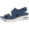 Skechers Cali, Arch Fit Giorno più LUMINO Donna, Maglia Blu Marino, 35 EU