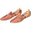 Lumaland® alberi da scarpe in cedro premium per uomo e donna | Doppio molleggio per una perfetta tenuta della forma, anta anteriore regolabile | Sacchetto di cotone incluso, misura 46/47