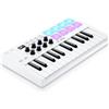 M-VAVE SMK-25 - Tastiera controller MIDI USB a 25 tasti con 8 drum pad retroilluminati, Bluetooth, tasti dinamici professionali, 8 manopole