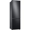 Samsung RL38A7B5BB1/EG Bespoke - Frigorifero/congelatore, 203 cm, 387, 35 dB(A), tecnologia Space Max, Twin Cooling+, Cool Select+, Metal Cooling, No Frost+, Premium Black Steel