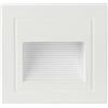 V-TAC VT-1129 Lampada segnapasso LED 5W applique da parete quadrato bianco IP65 bianco caldo 3000K - SKU 10377