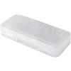 OSTENT Trasparente 4 Cases Game Card Cartridge Holder per Nintendo Switch Color White