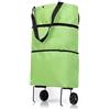 UV STYLISH Trolley per la spesa, pieghevole, con 2 ruote, maneggevole e lavabile, carrello a mano con materiale rinforzato, 20 l (verde)