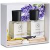 AROMATIKA trust the power of nature Set Diffusore a Lamella Vaniglia e Lavanda con Olio Essenziale di Lavanda - 100ml - 2x50ml - Diffusore di Aromi - Profumo Ambiente - Deodorante per Ambienti - Profumo Vaniglia