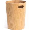 Kazai. Cestino Gettacarte in vero Legno Börje | Cestino Moderna per la carta in legno | Per ufficio, camera dei bambini, camera da letto e altro | 9 litri | Quercia