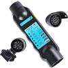 AOHEWEI 7 Poli Traino Luci del Rimorchio Tester per Spina e Presa de Rimorchio Cablaggio 12V Circuito con Adattatore per Auto Camper 13 Poli Converter Connettore(Tester e Adattatore per rimorchi)