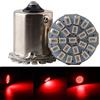 Qasim 10x LED 1156 BA15S P21W P15W Lampadine 24V per Camper RV Barche Luci Targa Indicatore di Direzione Luce de Retromarcia la Lettura Cupola 2406 22SMD 176LM 1141 Rosso