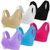 Memoryee Reggiseno Sportivo Donna Imbottito Sostegno Forte Elasticizzato Taglie Forti Senza Ferretto Push Up per Yoga Vogatore Golf Palestra Fitness Corsa 3 Pezzi Multi4 M