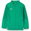 PUMA Liga Training Jacket Jr, Giacca Tuta Unisex-Bambini, Verde (Pepper Green White), 140