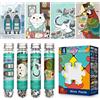 Yove Bzvst Mini Puzzle per Adulti Confezione da 4 - 150 Pezzi Ciascuno Micro Puzzle Impegnativo in Provetta, Puzzle Tascabile da Viaggio, Idea Regalo, 10x15 cm