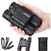 LUXUN Binocolo 15 x 25 per adulti e bambini, piccolo e leggero, binoculars con lente FMC, mini binocolo compatto per viaggi, escursioni, sport e osservazione della natura