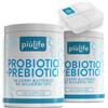 +LIFE Fermenti Lattici Probiotici e Prebiotici Inulina e FOS PiùLife, 240 Capsule | 2 al giorno, 40 Miliardi UFC Dose, 20 Ceppi, Probiotici per Intestino, Gonfiore Addominale, Senza Glutine e Lattosio