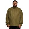 Urban Classics Boxy Roll Neck Sweater Maglia di Tuta, Tiniolive, 3XL Uomo