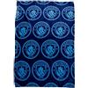 Manchester United Character World Coperta in pile ufficiale Manchester City FC, super morbida, design con stemma del calcio, calda e super morbida al tatto, perfetta per casa, camera da letto, pigiama party e campeggio
