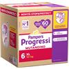 FATER SpA Pampers progressi mutandino quadri xl taglia 6 (15 kg+) 60 pezzi - quadripack