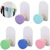 APOMOONS - Ganci adesivi colorati da parete, confezione da 5 ganci per asciugamani autoadesivi, senza fori, adatti per bagno, camera da letto, cucina, soggiorno, vestiti per bambini