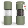 LARS NYSØM Macine Sale e Pepe Set - Macinasale e Macinapepe Manuale Mill | Set di Macine per Sale e Pepe in Acciaio Inossidabile - Macinino in Ceramica Regolabile - Designer Spice Mills - Ricaricabile