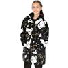 Harry Potter Hedwig - Felpa con cappuccio da ragazza, in pile, oversize, colore: nero