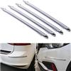JNNJ 4Pcs Universal Anticollision Striscia Gomma per Angoli Anteriore Posteriore Bumper Protezione Dell Veicolo, Rubber Anticollision Car Corner Bumper Guard Protector Anti-Scratch Strips Sticker