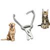 SMI - 13,5 cm Tagliaunghie Cane e Gatto in Acciaio Inossidabile Taglia Unghie Cani Taglia Grande Media Taglia Unghie Gattini per Animali Domestici - con Sicurezza Bambini