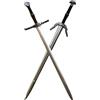Damdos Set di 2 Spade Gioiello per Halloween - Doppia Spada Bestiale 1:1 per Cosplay, Caccia, Gioco di Ruolo - Regalo di Compleanno