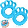 Vicloon Allenamento Mani e Dita, 2 Pezzi Elastici Mano, Molle per Mani per Estensori delle Dita, Pinza Mano Perfetto per Rinforzare Avambraccio e Dita, Rafforzatore della Presa della Mano - Blu